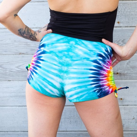 Tie Dye Shorts - Bamboo Tie Dye - Warrior Within - Picture 3 of 7